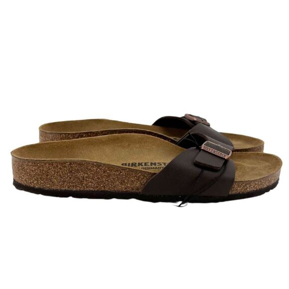 Birkenstock | Women's Madrid Sandals | Dark Brown | Narrow Fit | Size 7 - Picture 3 of 7